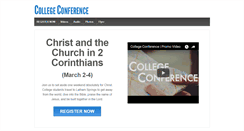 Desktop Screenshot of college-conference.org